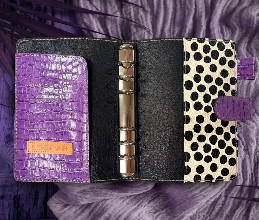 本革６穴手帳カバーNEW ARRIVAL　【ビジネス手帳カバー/フランクリンコヴィ対応/コンパクトサイズ対応】